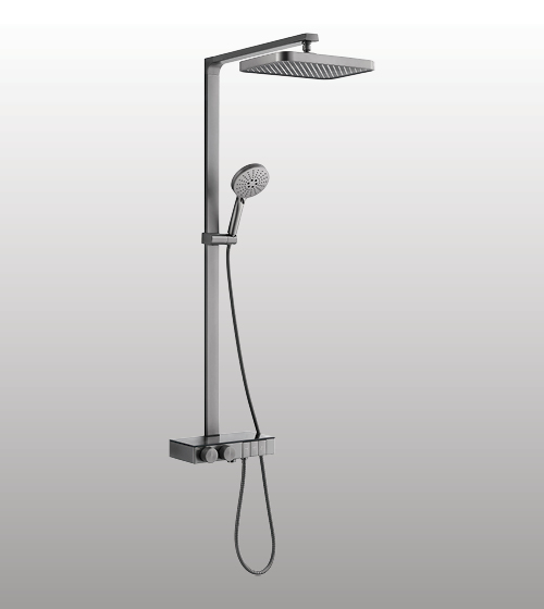 Flora - Brass Shower Column – Aquant India